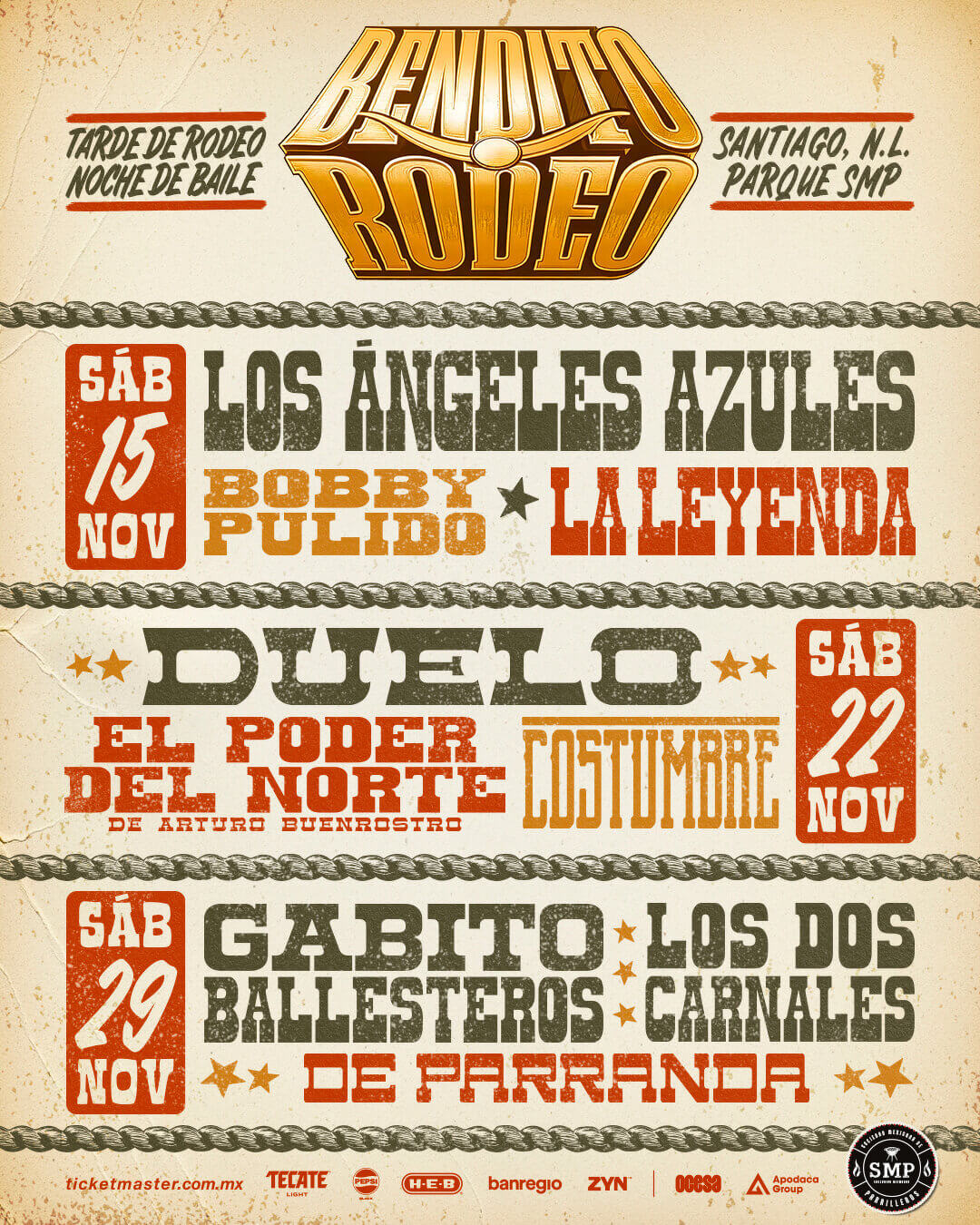 Festival Bendito Rodeo - Póster Oficial