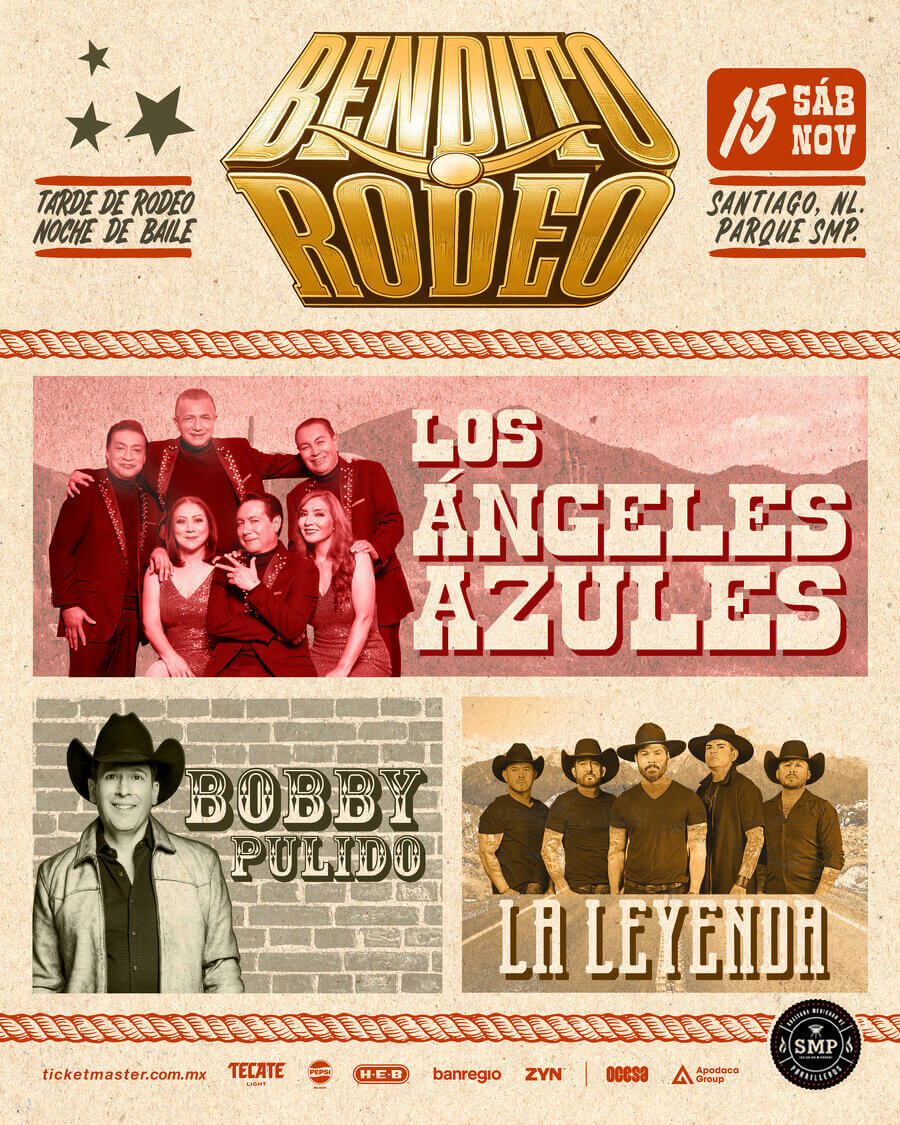 Poster for Noviembre 15 - Los Ángeles Azules, Bobby Pulido, La Leyenda